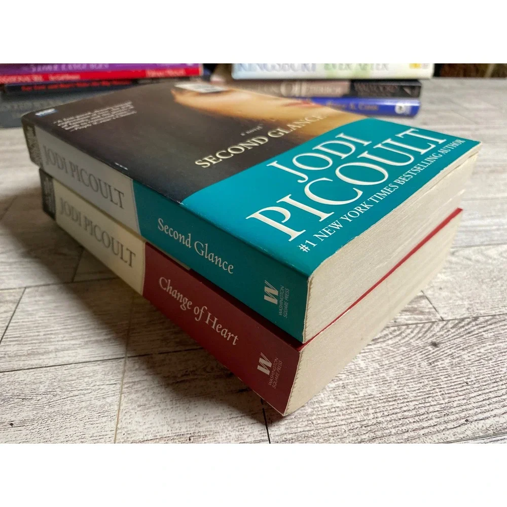 Jodi Picoult Bundle Change of Heart Second Glance 2003 2008 Trade Paperback FAIR